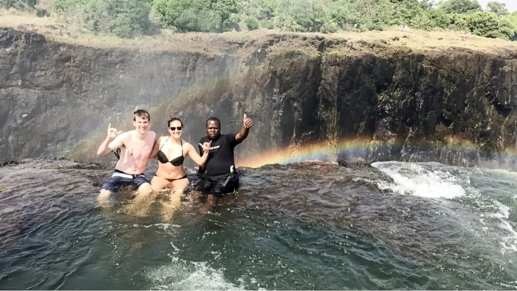 Best day ever at Victoria Falls Devil's Pool