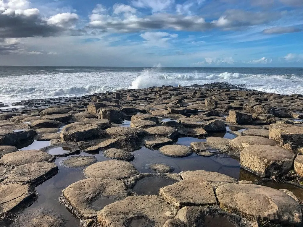 You cannot miss the Giants Causeway during your 7 days in Ireland. It is absolutely stunning with its hexagonal stones along the coast.