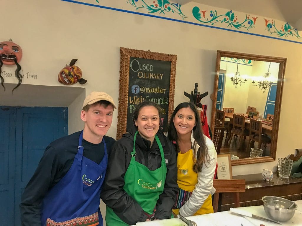 We had so much fun during our cooking in Cusco with Cusco Culinary. They were the best!