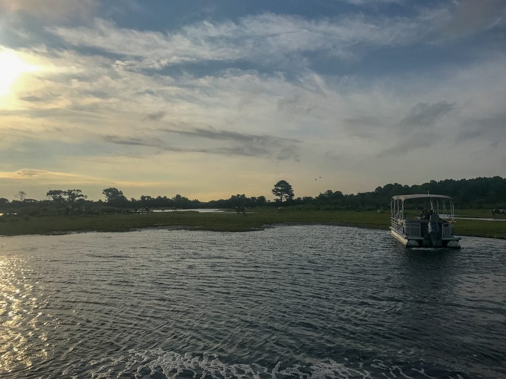 A sunset cruise is one of the best things to do in Chincoteague. 