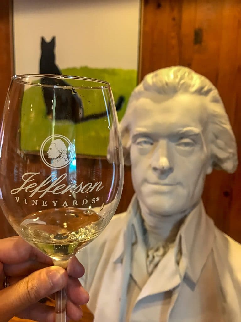 Jefferson Vineyard is one of the best Charlottesville wineries on the Monticello Wine Trail