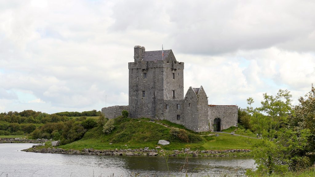 Dunguaire Castle is a beautiful castle along the Wild Atlantic Way. You can even enjoy dinner and entertainment in their banquet halls every night. It is a beautiful castle in Ireland you should not miss.