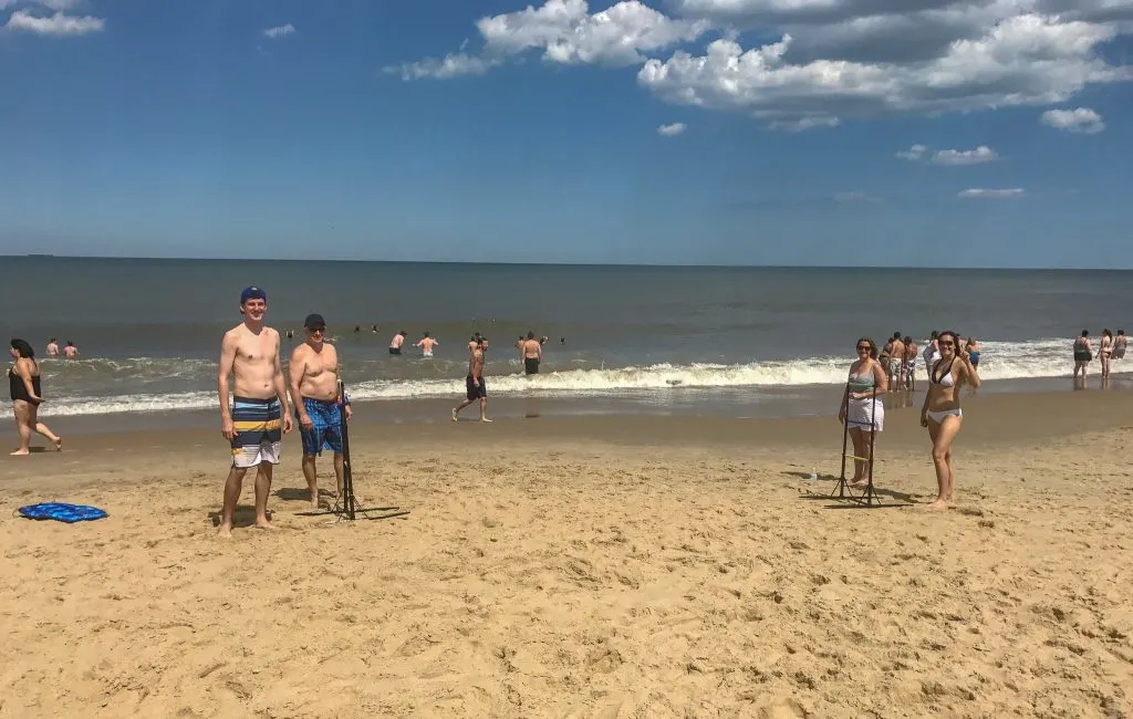 One of the best beach day trips from D.C. is Rehoboth Beach in Delaware. They have a great beach, a long boardwalk and delicious ice cream and beer. 