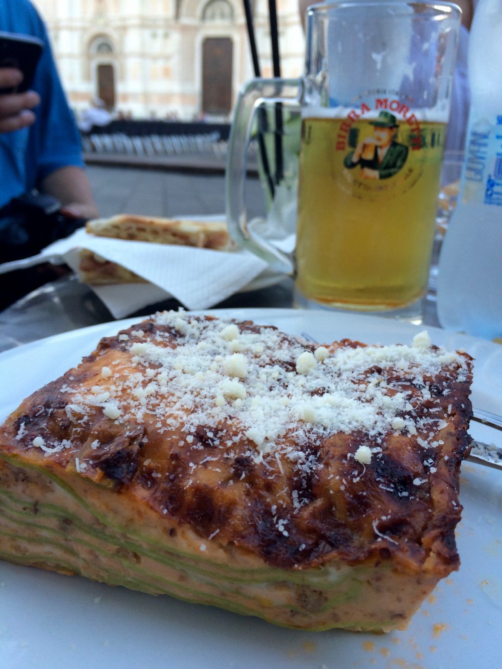 Lasagna verdi alla bolognese is the perfect meal during a layover in Bologna