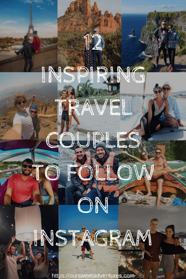 couple travel instagram pages