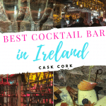 Ireland is known for their traditional pubs, but they have an amazing cocktail bar too! Cask Cork is part of a beautiful boutique hotel, Hotel Isaacs Cork. This is an award winning bar that not only serves the best cocktails, but teaches cocktail classes too! #CocktailBar #Ireland #Bar #Cork