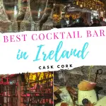 Ireland is known for their traditional pubs, but they have an amazing cocktail bar too! Cask Cork is part of a beautiful boutique hotel, Hotel Isaacs Cork. This is an award winning bar that not only serves the best cocktails, but teaches cocktail classes too! #CocktailBar #Ireland #Bar #Cork