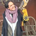 Falconry experience in Ireland at a castle was one of the highlights of our entire trip. We highly recommend everyone to enjoy this unique experience. #Castle #CastleHotel #Ireland #Falconry #DromolandCastle