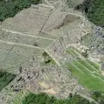 Close up photos of Machu Picchu from the top of Huayna Picchu