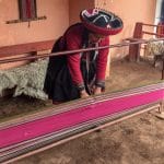 A demonstration of alpaca textiles in Chinceros is an amazing thing to see in the Sacred Valley.