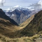 Stunning views hiking the Inca trail