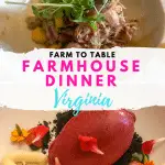 The Farmhouse at Veritas is not only a bed and breakfast, but also a great restaurant for dinner. The Farmhouse is a farm to table, fine dining restaurant in the heart of Virginia's wine country in Charlottesville.
