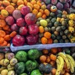 During our cooking class in Cusco we went to San Pedro Market and learned about all of the different types of Peruvian fruit.