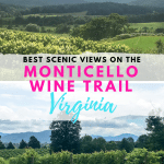 The best Charlottesville wineries have not only the best wines, but the best scenic views on the Monticello Wine Trail. What can be better with a glass of wine in your hand and mountainous views?