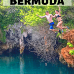 There are so many fun activities in Bermuda. Our favorite were cliff jumping at Blue Hole Park, discovering underground caves, driving a scooter, snorkeling and more.