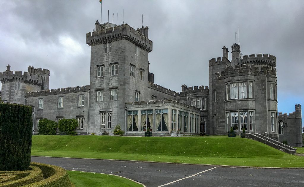 Dromoland Castle is not only a gorgeous castle in Ireland, but also one of the best castle hotels in Ireland. It is a beautiful five-star hotel with fine dining options and an array of fun outdoor activities to enjoy. A few favorites are falconry, clay shooting, golf, archery and more. 