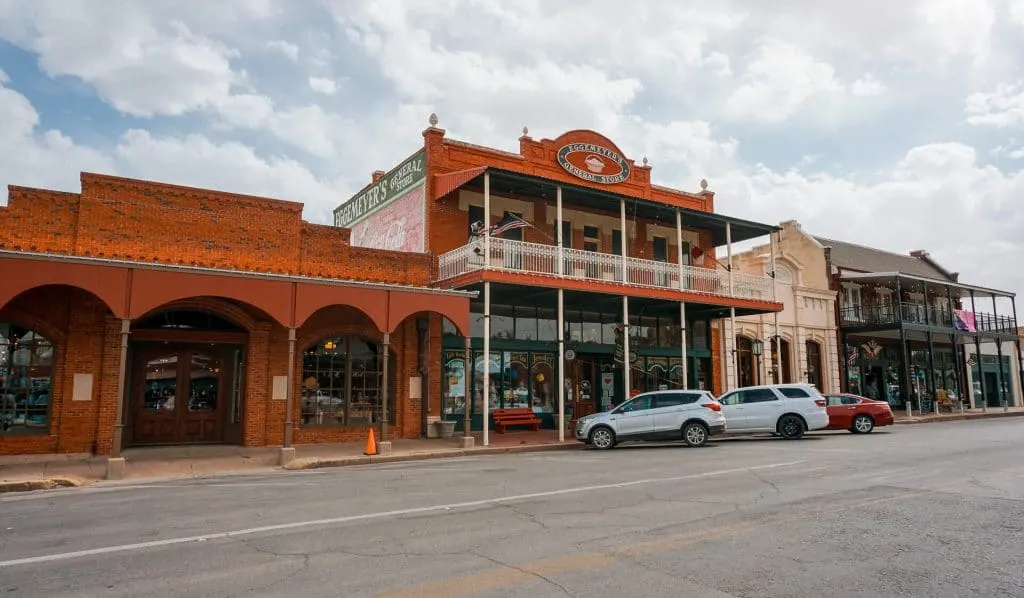 Historic buildings in Downtown San Angelo, Texas.