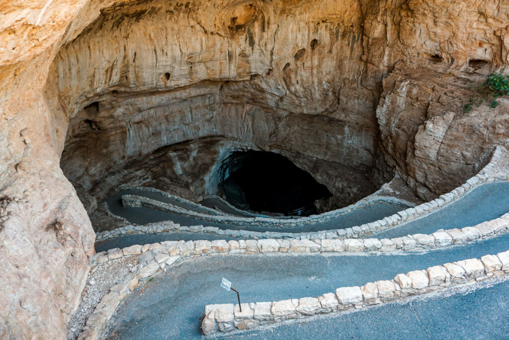 The Natural Entrance into Carlsbad Caverns National Park