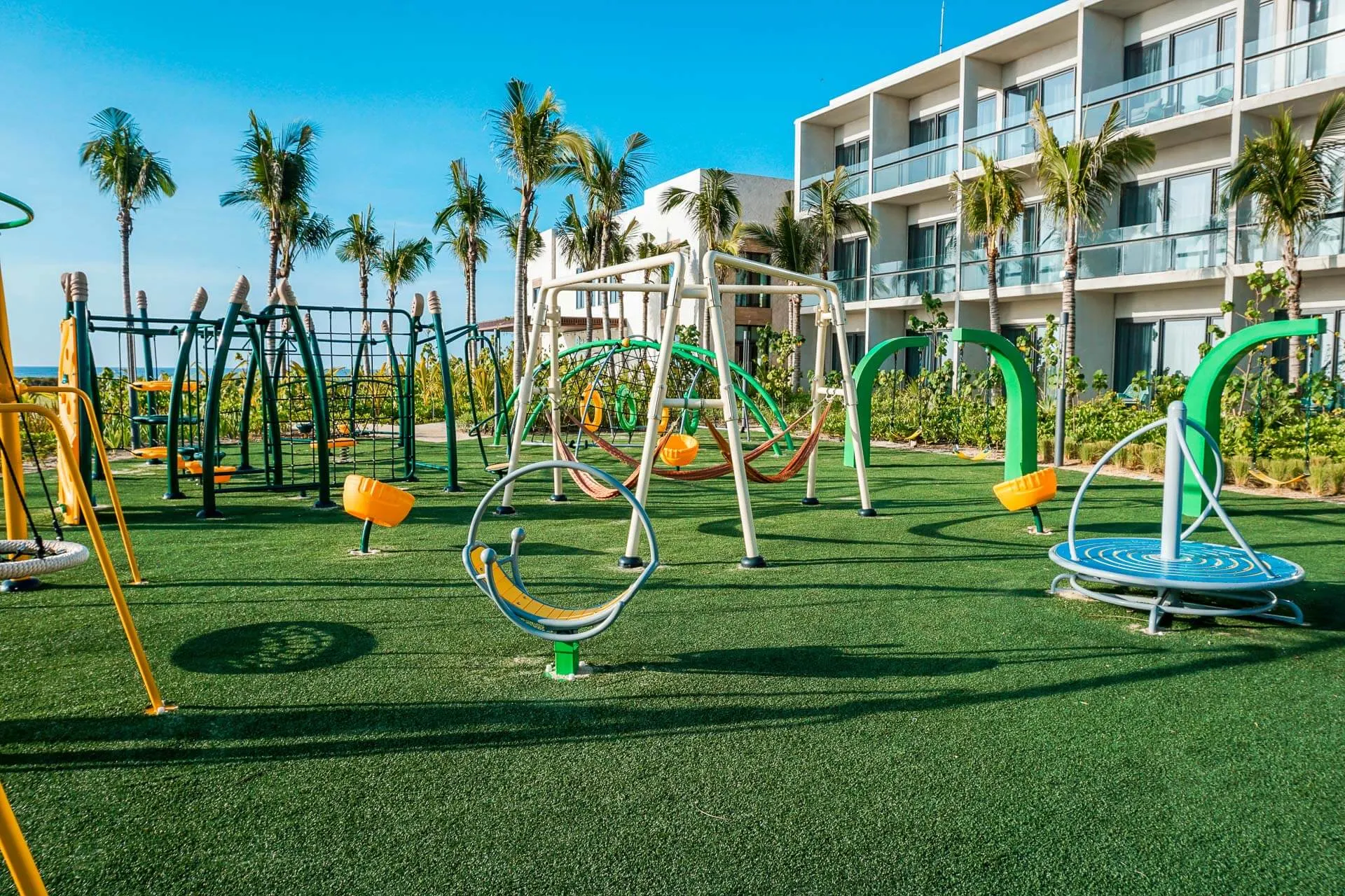 Fun playground at Hilton Tulum Riviera Maya Resort.