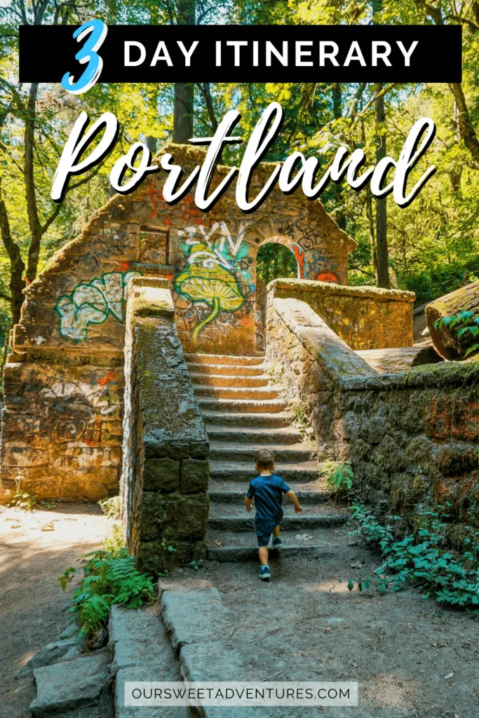 Donuts, craft beer, gardens, witch's castle, famous bookstore, and epic day trips are some of the best things for a 3 days in Portland, Oregon. My complete guide includes the best places to eat, where to stay, how to get around, and the perfect 3 day Portland itinerary. #Travel #Portland #Oregon | Best Things to Do | Itinerary | Travel Guide | Japanese Garden | Rose Test Garden | Powell's City of Books | Voodoo Doughnuts | Salt & Straw ice cream |
