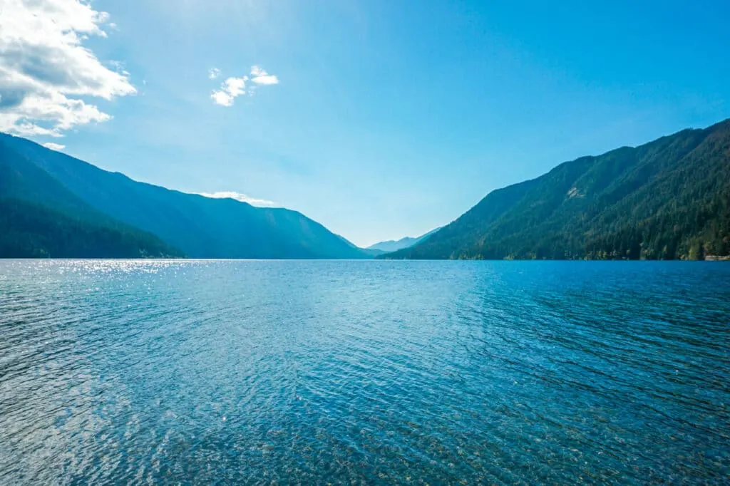 Lake Crescent - a great place to enjoy a picnic in Olympic National Park.