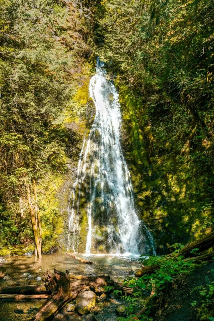 Madison Falls - an easy family-friendly hike to enjoy for 3 days in Olympic National Park.