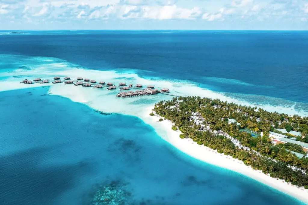 Ariel photo of Rangali-Finolhu Island, Conrad Maldives
