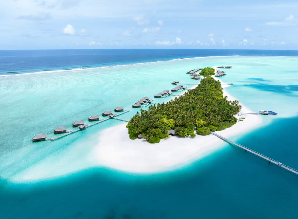 Ariel photo of Rangali Island, Conrad Maldives