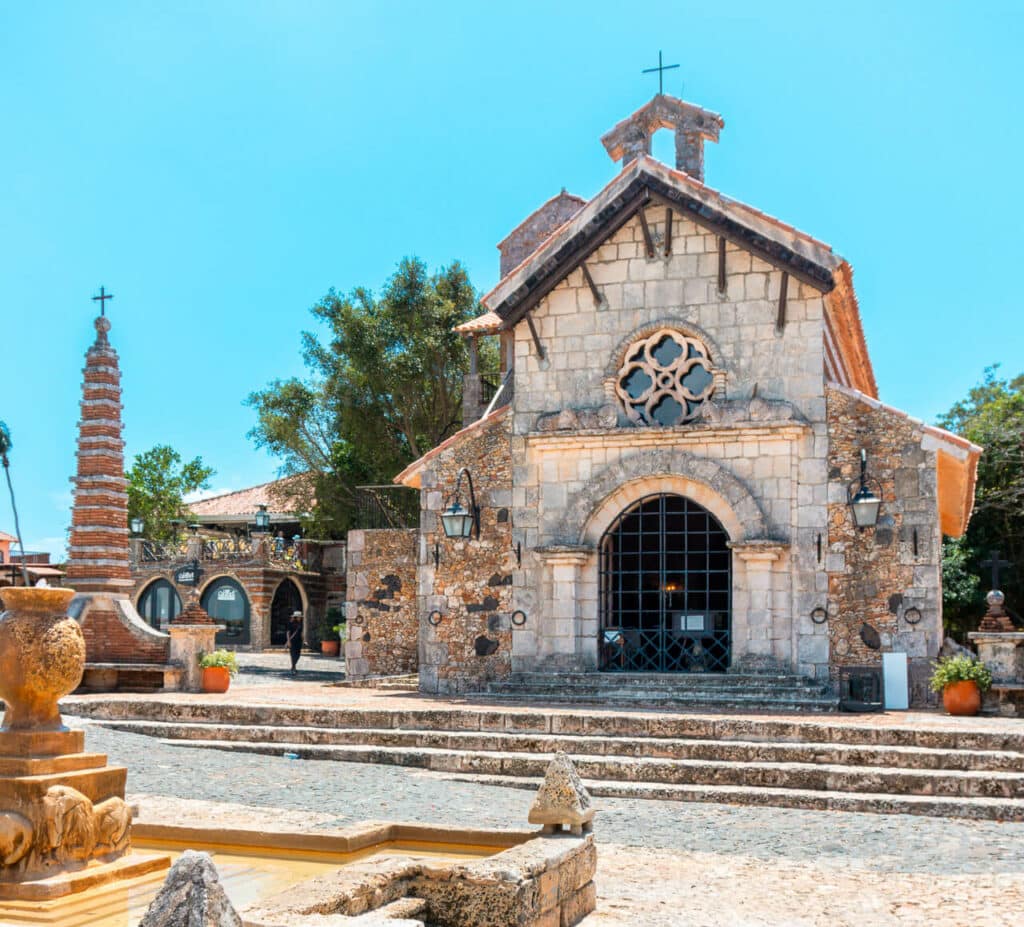 St. Stanislaus Church at Altos de Chavon - a Mediterranean-inspired village in La Romana.